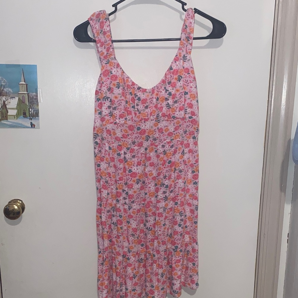 Derek Heart Pink Floral Dress